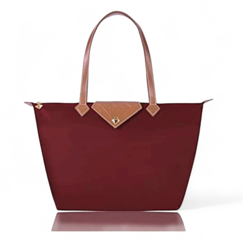 BOJLY Burgundy Tote